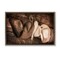 Stupell Industries Rustic Cowboy Hats Framed Floater Canvas Wall Art Design by Danita Delimont